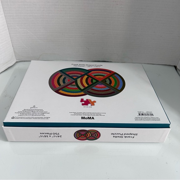 Galison MoMA Frank Stella Shaped Puzzle, 750 Pieces - Picture 2 of 8